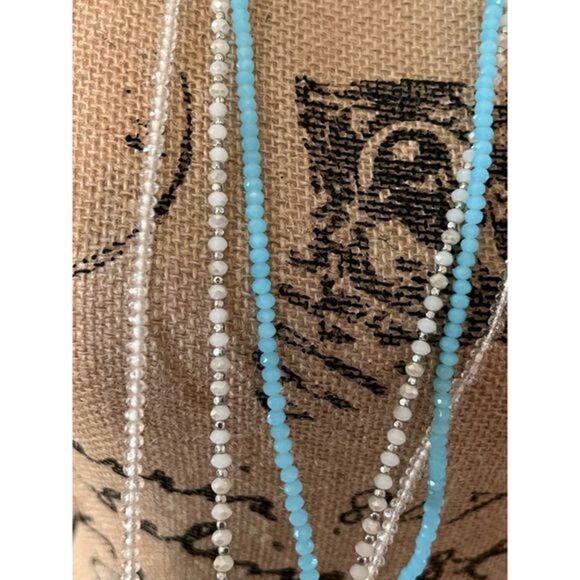 Beaded chain necklace - Picture 2 of 6